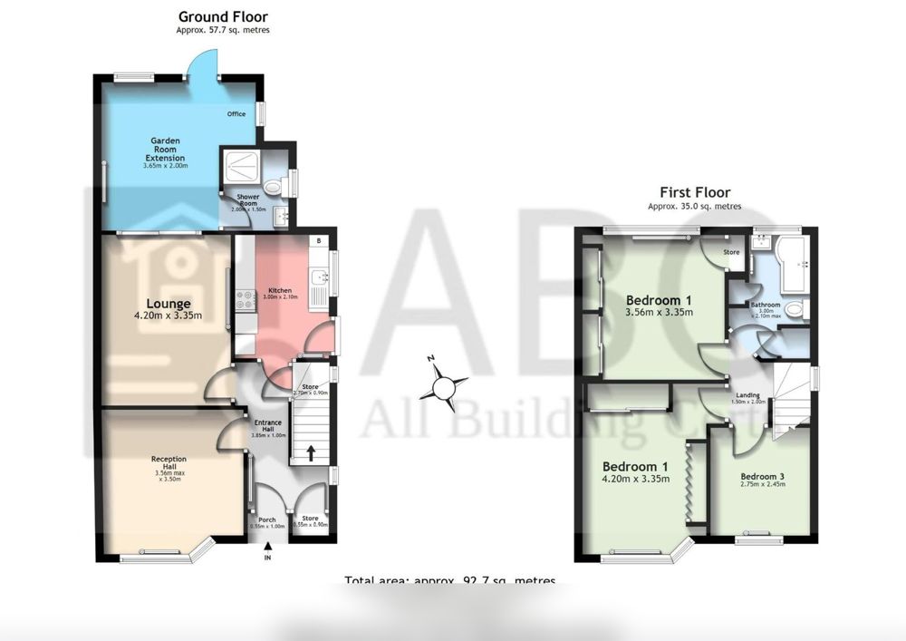 Recent floor plan example
