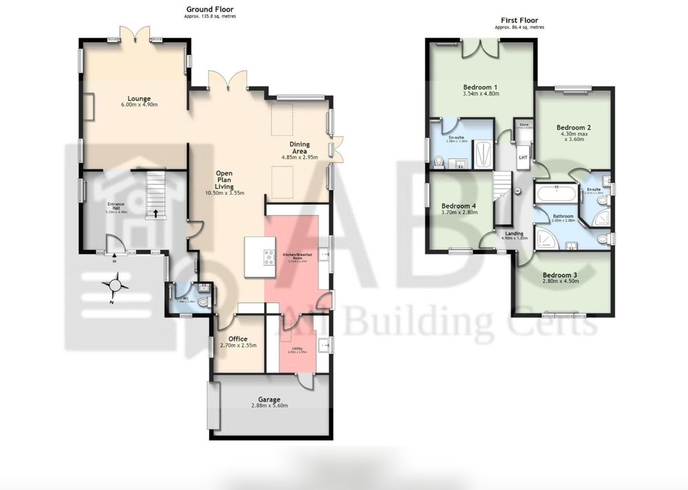Recent floor plan example