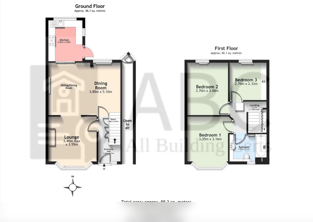 Recent floor plan example