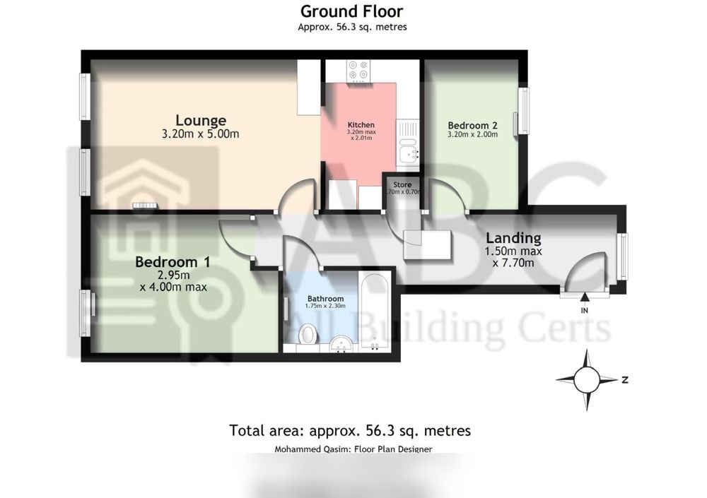 Recent floor plan example