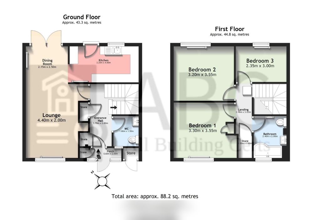 Recent floor plan example