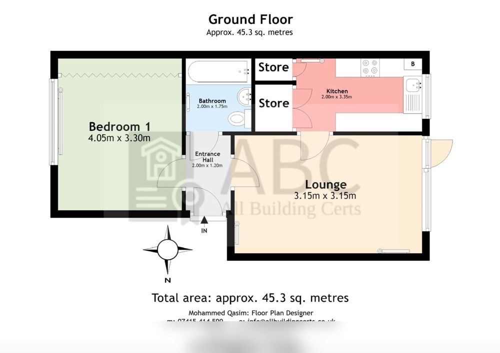 Recent floor plan example