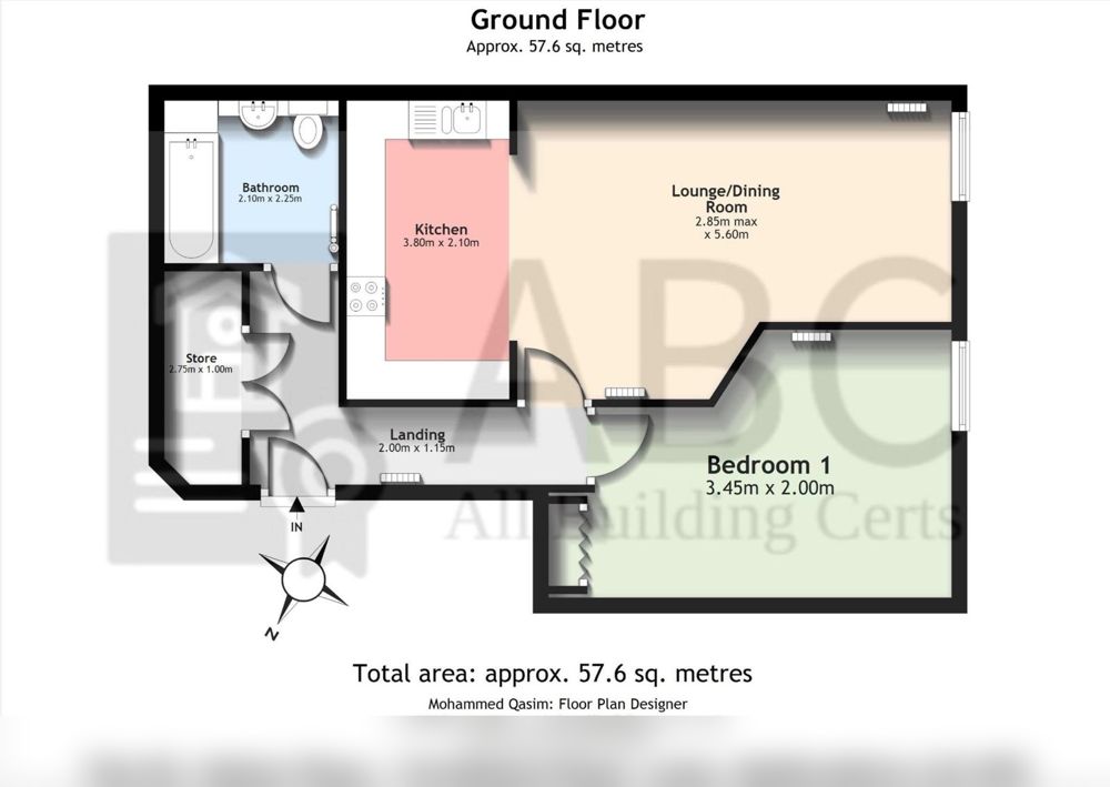 Recent floor plan example