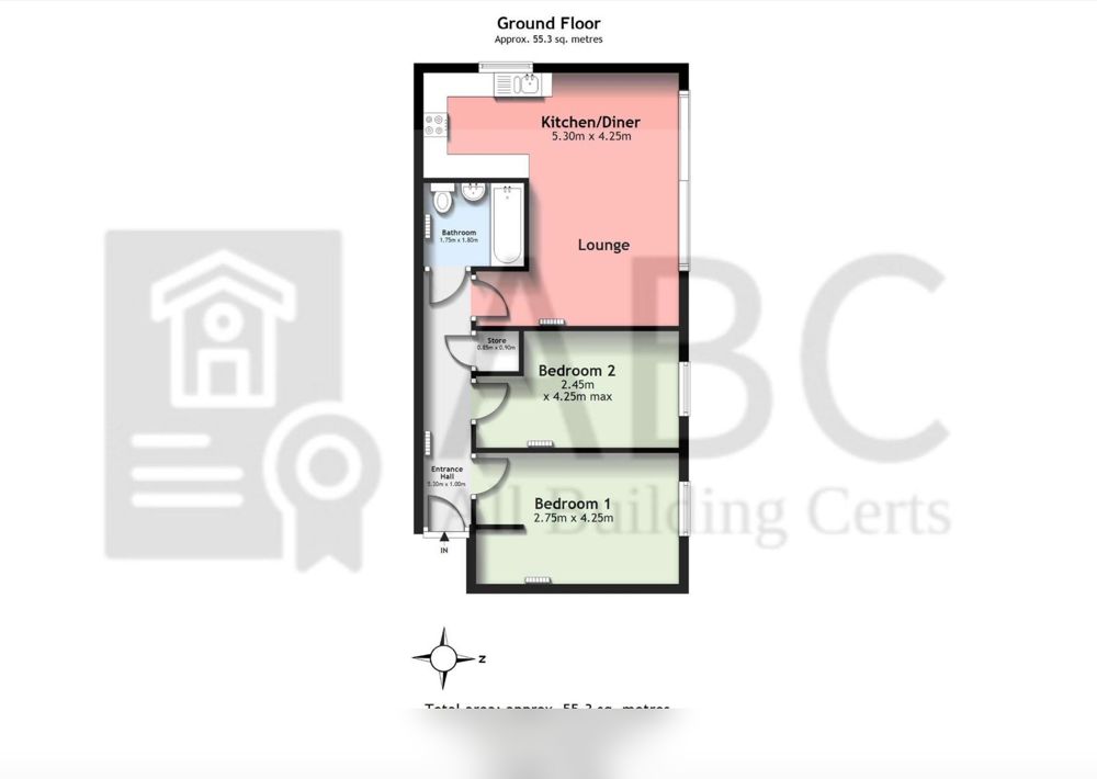 Recent floor plan example